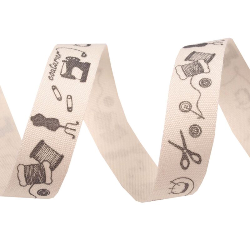 Cotton ribbon Tools - 15mm - 5m per card