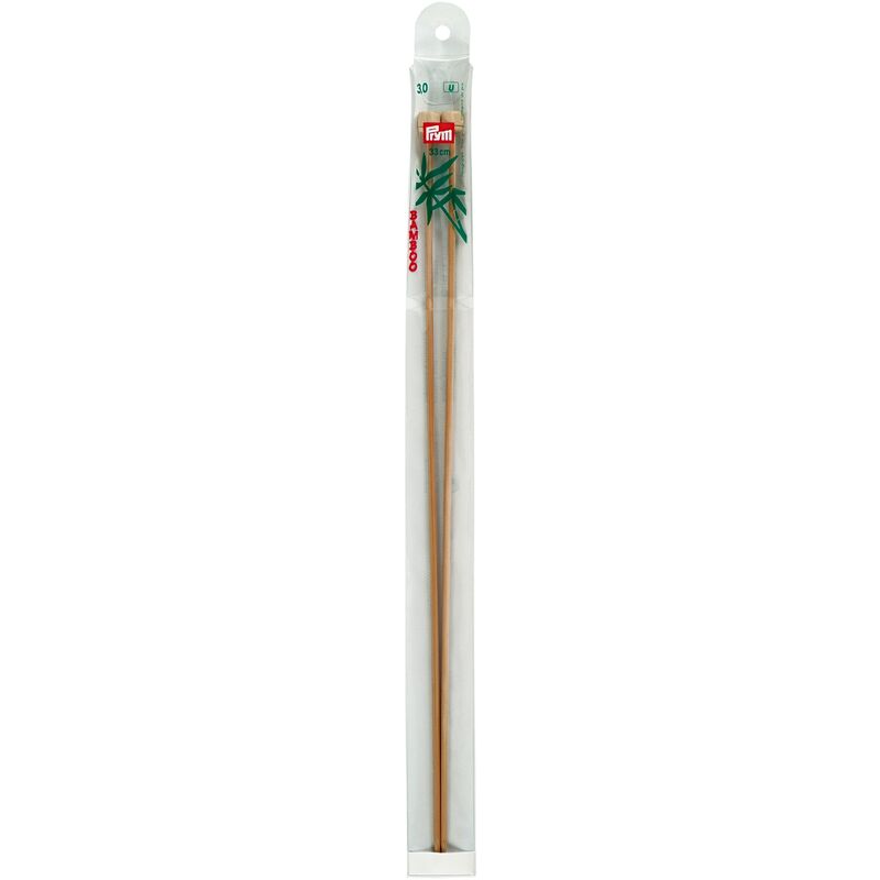PRYM straight bamboo slings, bamboo, 5mmx33cm