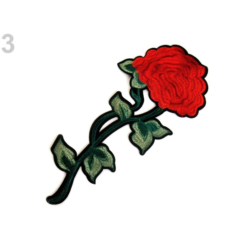 Thermal stickers - flowers, roses 390607 - 3