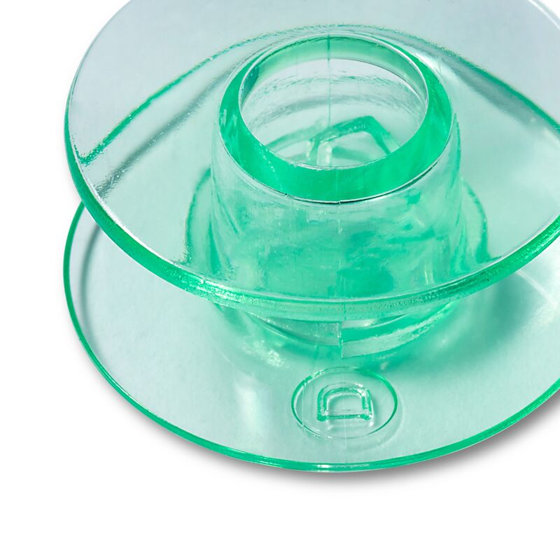 Bobine pentru suveică orizontală din plastic, PRYM, 21,6mm, 4 buc/set