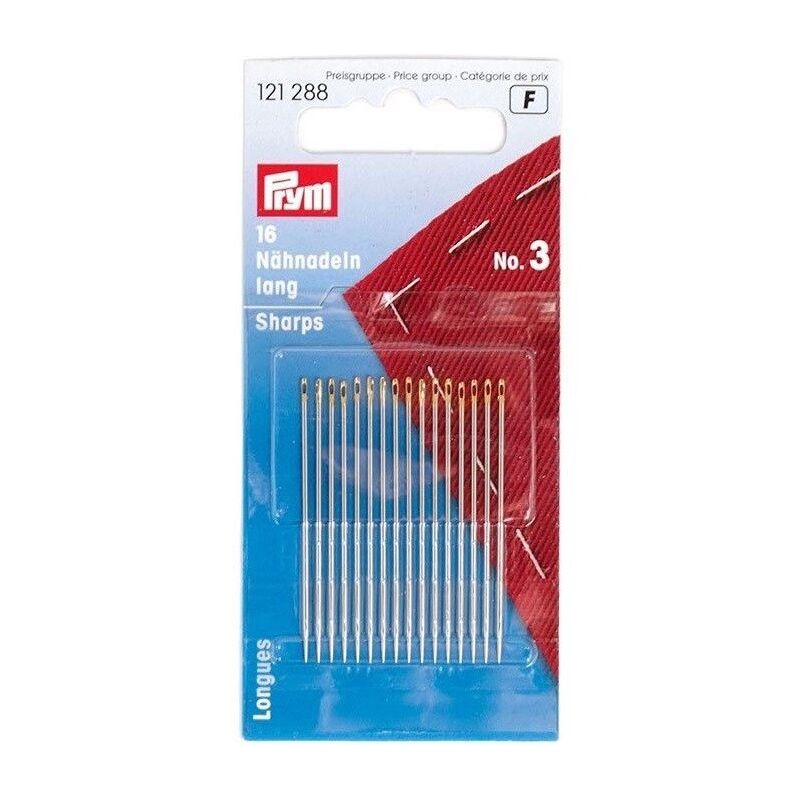 Hand sewing needles, No.3, PRYM, 16 pcs/set