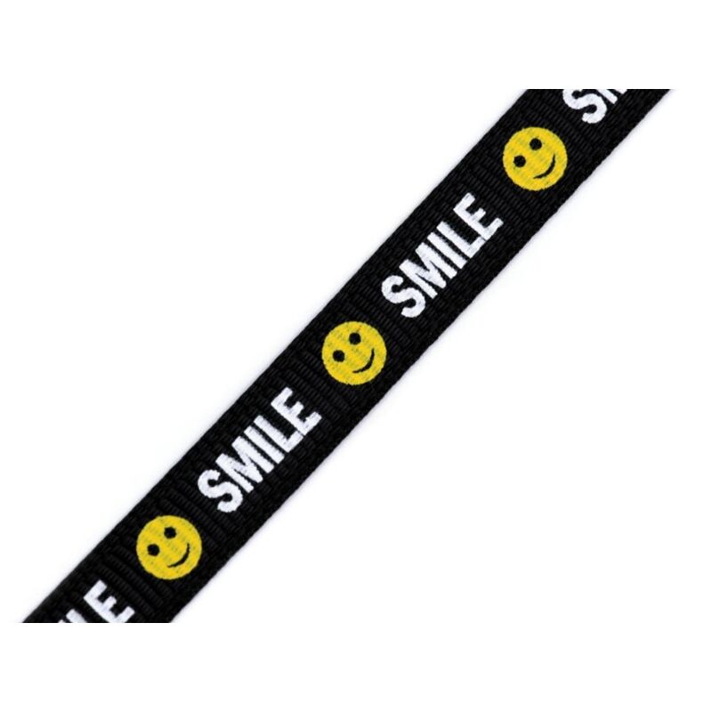 Ribbon ribbon rips, smiley face, 10mm, 1m/piece