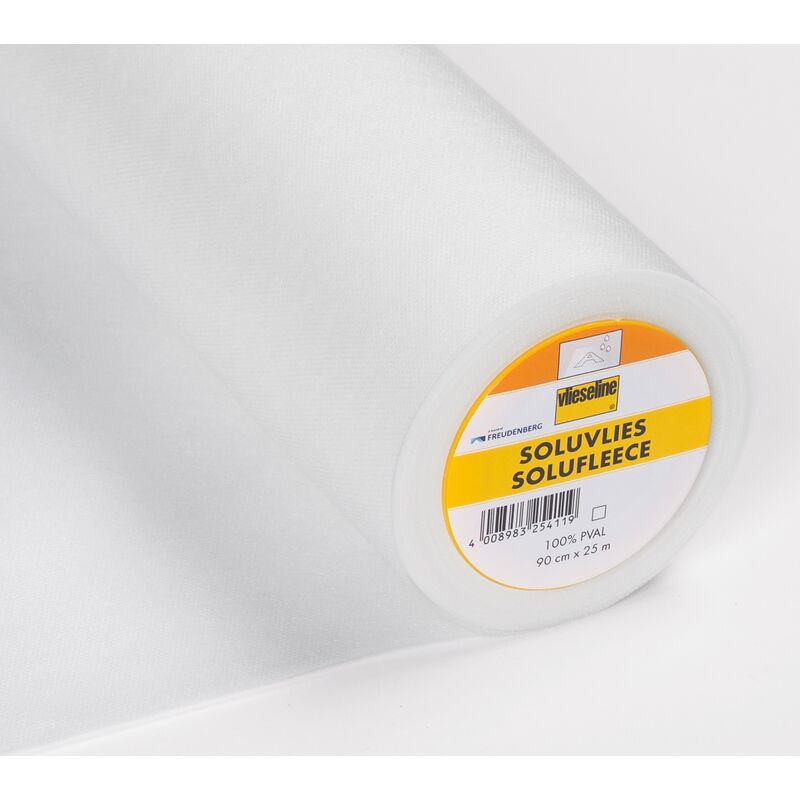 Vlieseline Soluvlies, insertie solubila in apa, 90 cm, pret/0.5m