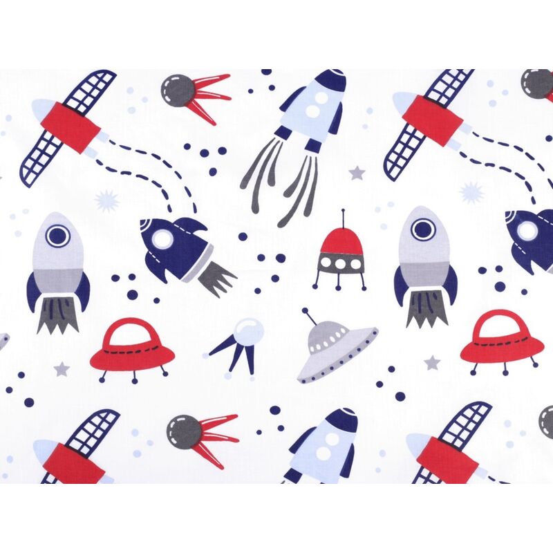 Material cotton, astronaut, 160cm, 0.5m/piece