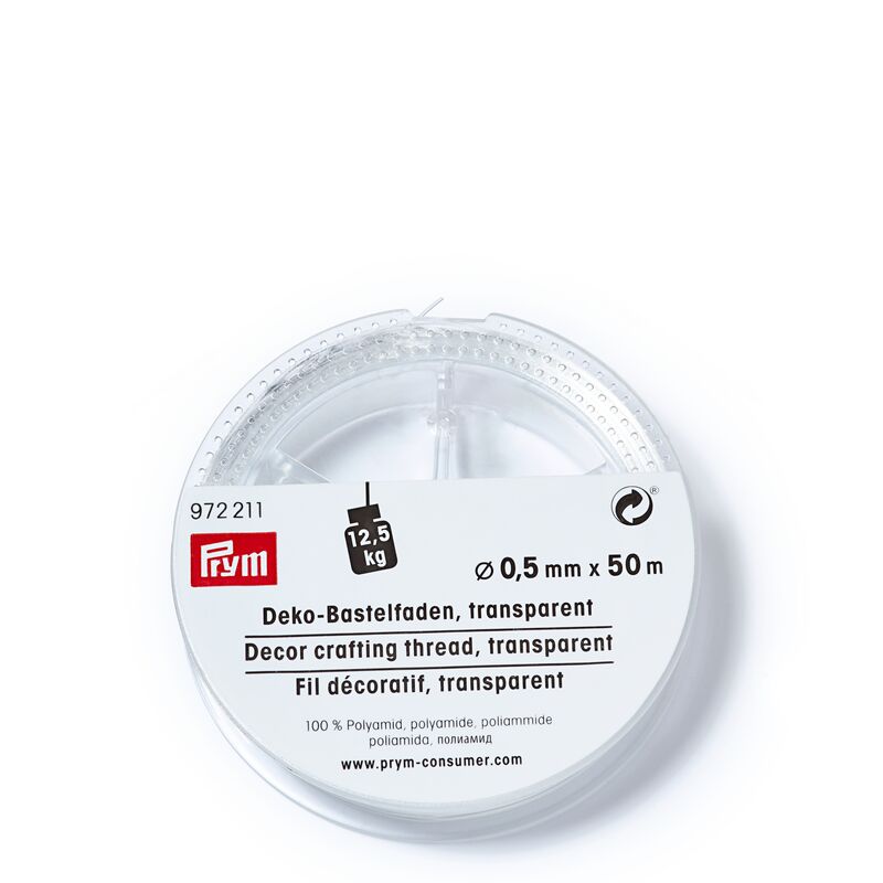 Ață transparentă, PRYM, 0,5mmx50m