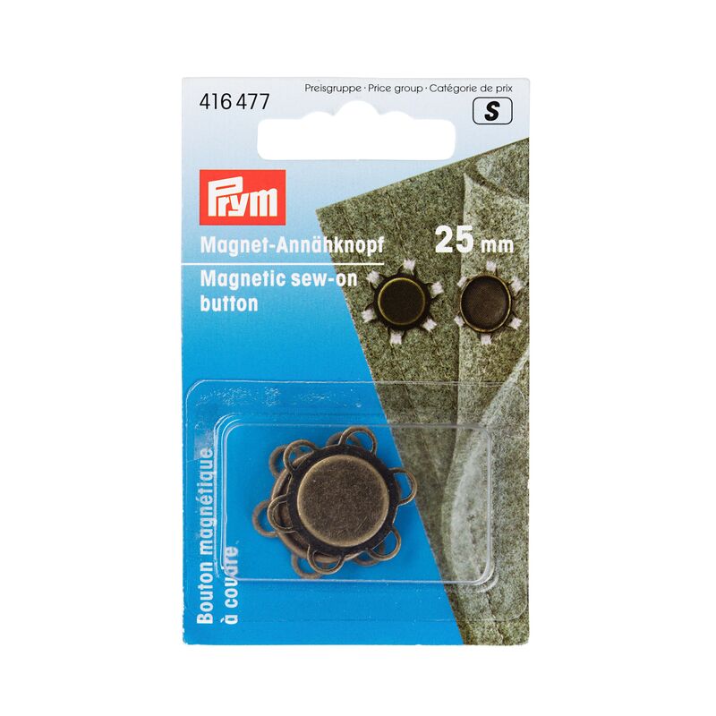 Capse magnetice de cusut, 19mm, 2 buc/set - Image 1