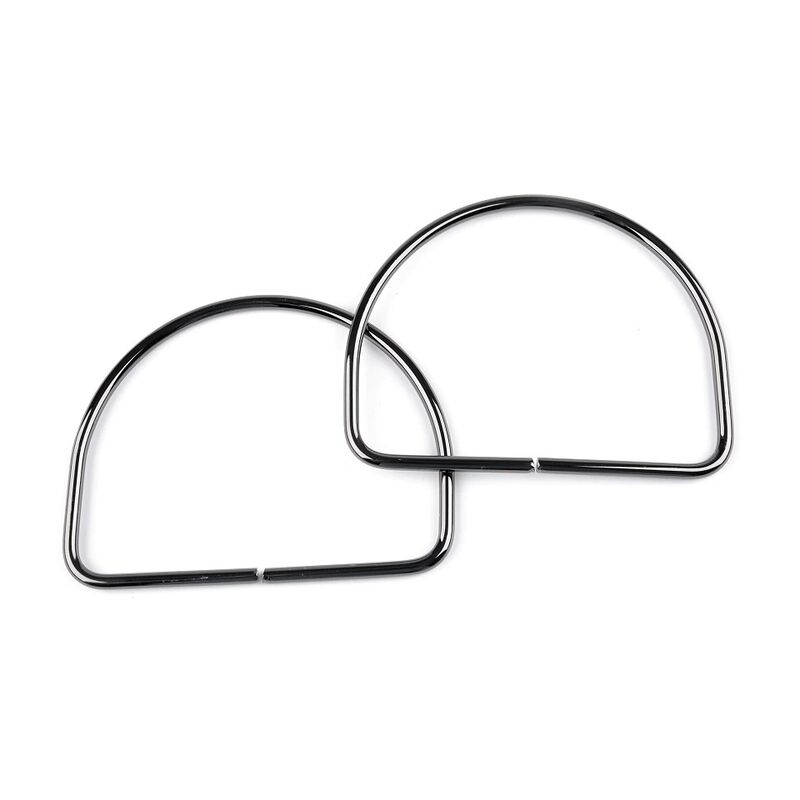 Mânere metalice pentru genti, 10x13cm, pereche