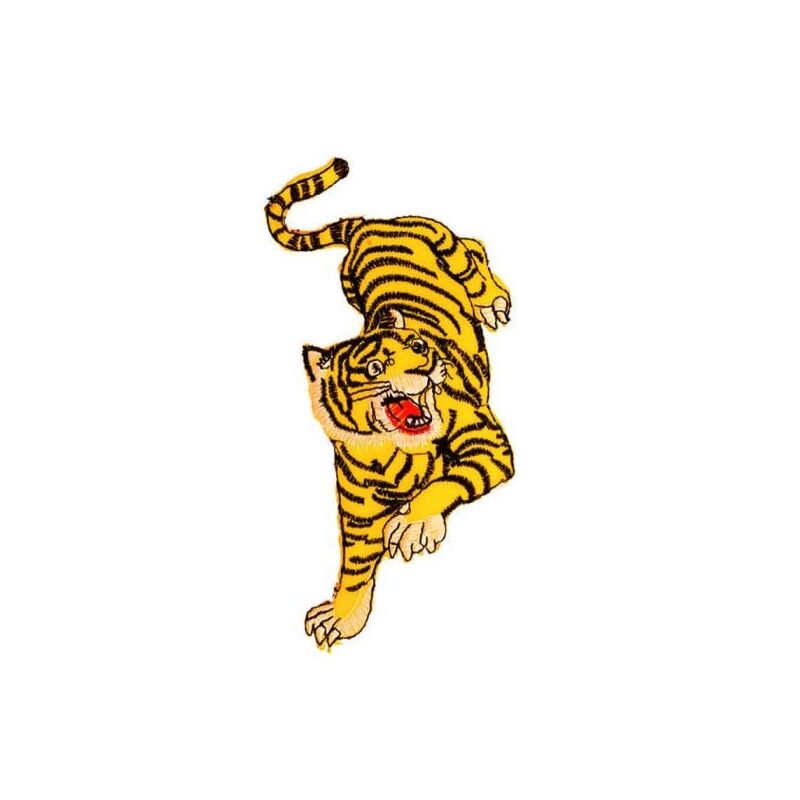 Tiger sticker application