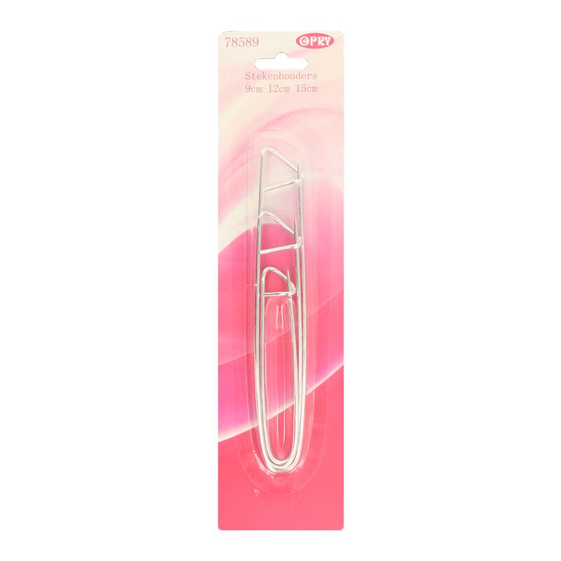 Set of 3 giant safety pins - stitchholder - opry