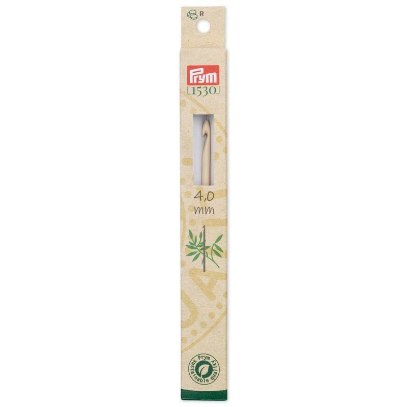 Bamboo crochet hook, PRYM, 4mm/15cm, box