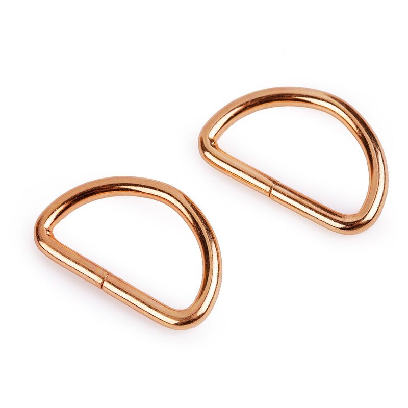 Simple D-ring 32mm, set 4pcs set