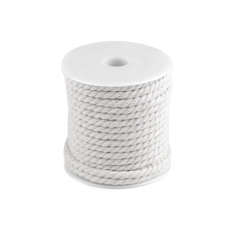 Șnur bumbac răsucit 5mm, 5m