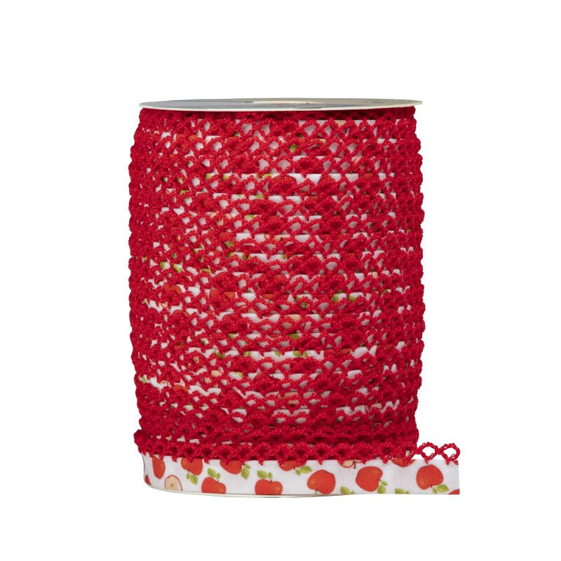 Bandă bias decor cu fructe, Byetsa, 12mm