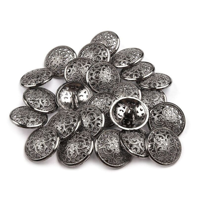 Metal pin with foot, 22mm, 5pcs/set