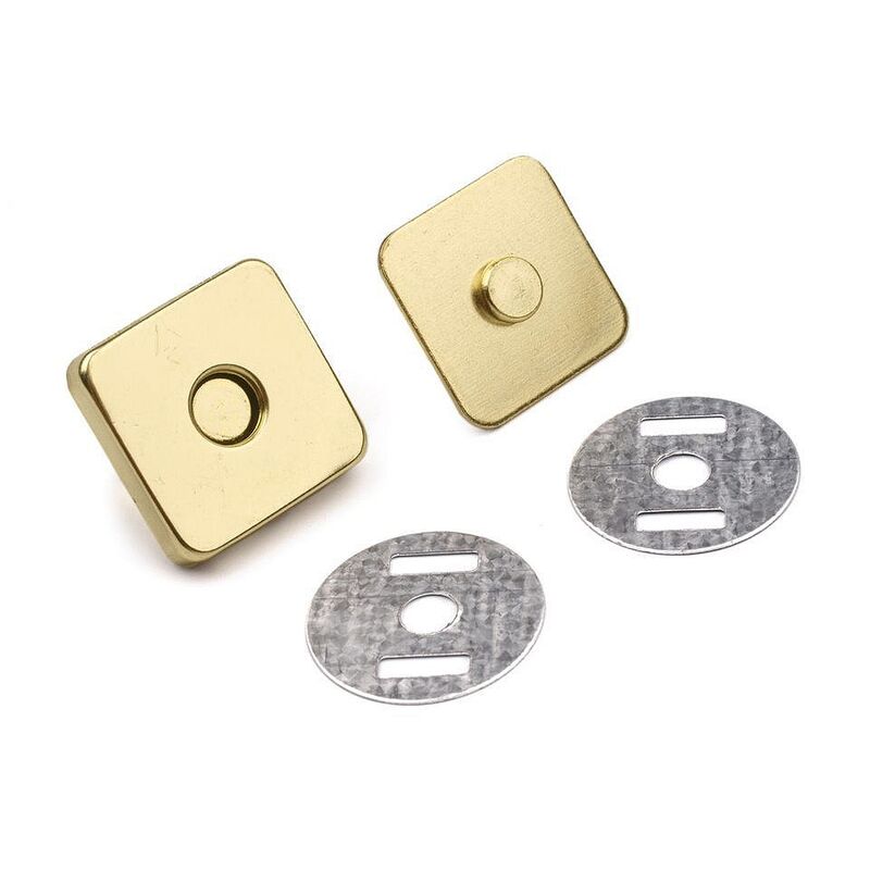 Capse magnetice pătrate, 18x18mm, 5perechi/set