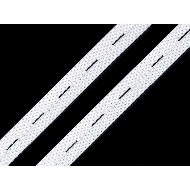 Bandă elastică cu butoniere, 17mm, 1m/buc