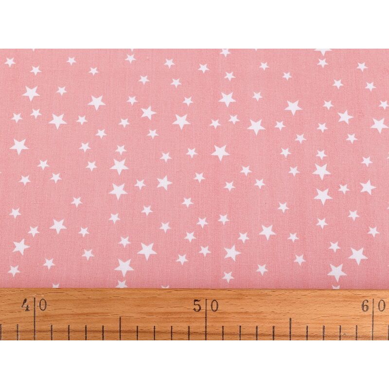 Material bumbac, stele, 140cm, 0.5m/buc