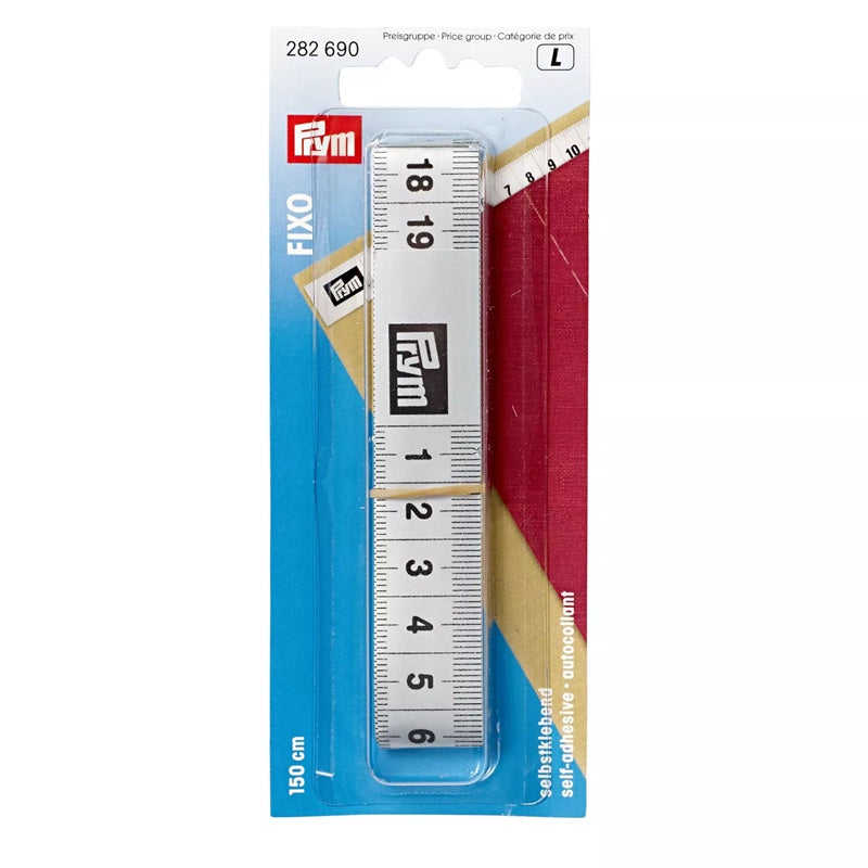 Centimetru croitorie autocolant, în cm, 150cm