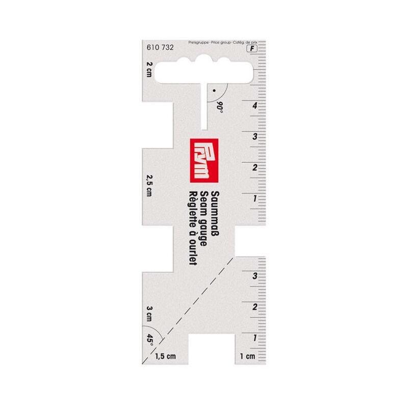 Riglă flexibilă transparentă, PRYM