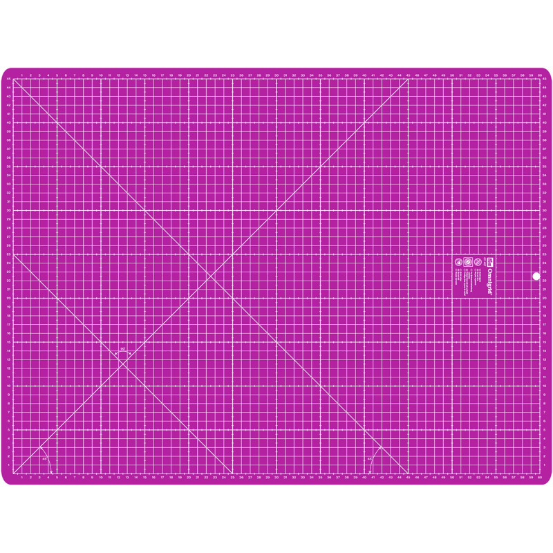Plansete si seturi pt patchwork | Planseta patchwork PRYM-Omnigrid - pink - 45*60 cm | Kreativshop.ro