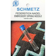 Ace de cusut la masina casnica | Schmetz Spring Needle, ac cu arc pentru freemotion quilting, 130/705H SPR | Kreativshop.ro