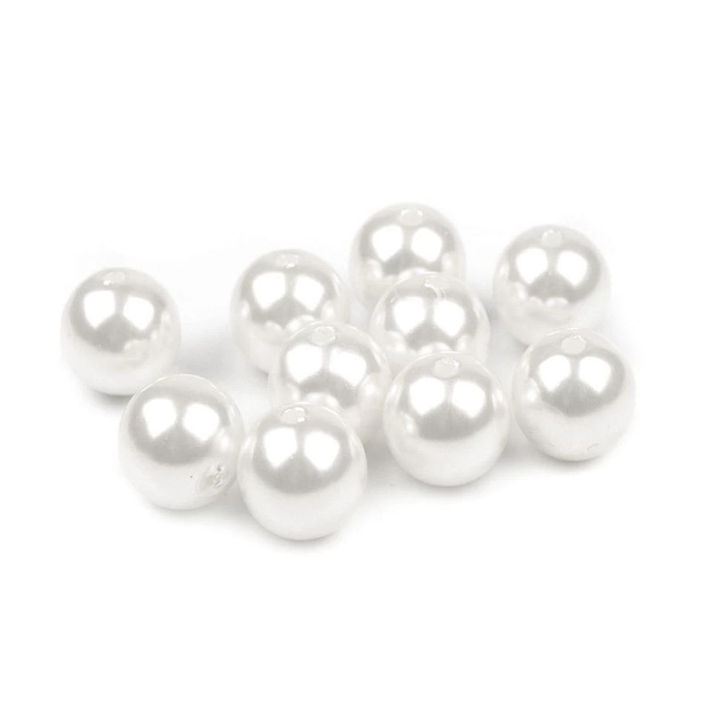 Seturi margele si accesorii | Perle plastic Glance, 25 buc | Kreativshop.ro