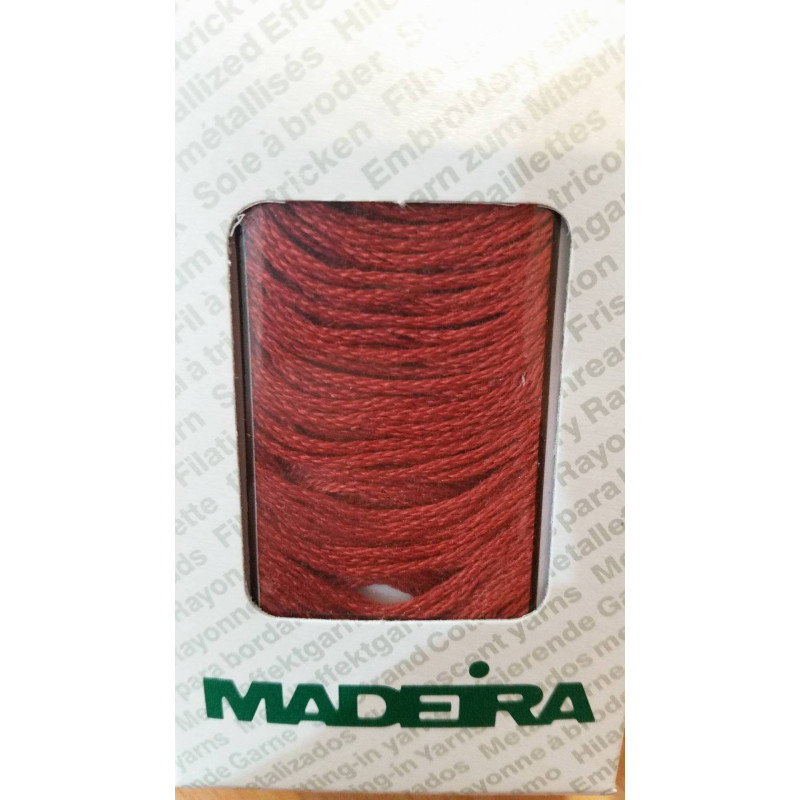 Aţă Silk Madeira | Aţă de brodat mătase Silk Madeira - 0401 - sienna | Kreativshop.ro