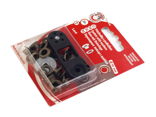 Ocheți Koh-I-Noor Lord cu aplicator, 5,5mm, 10perechi/set