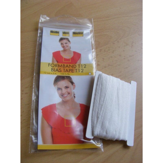 Bias tape T12, 12mm, 5m/piece