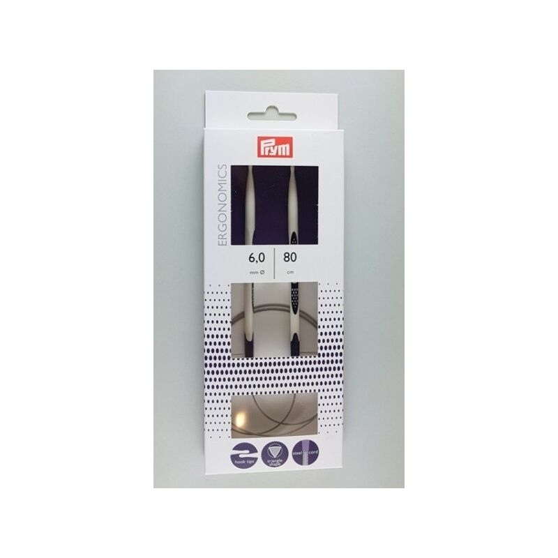 Andrele circulare ergonomice, PRYM, 80cm