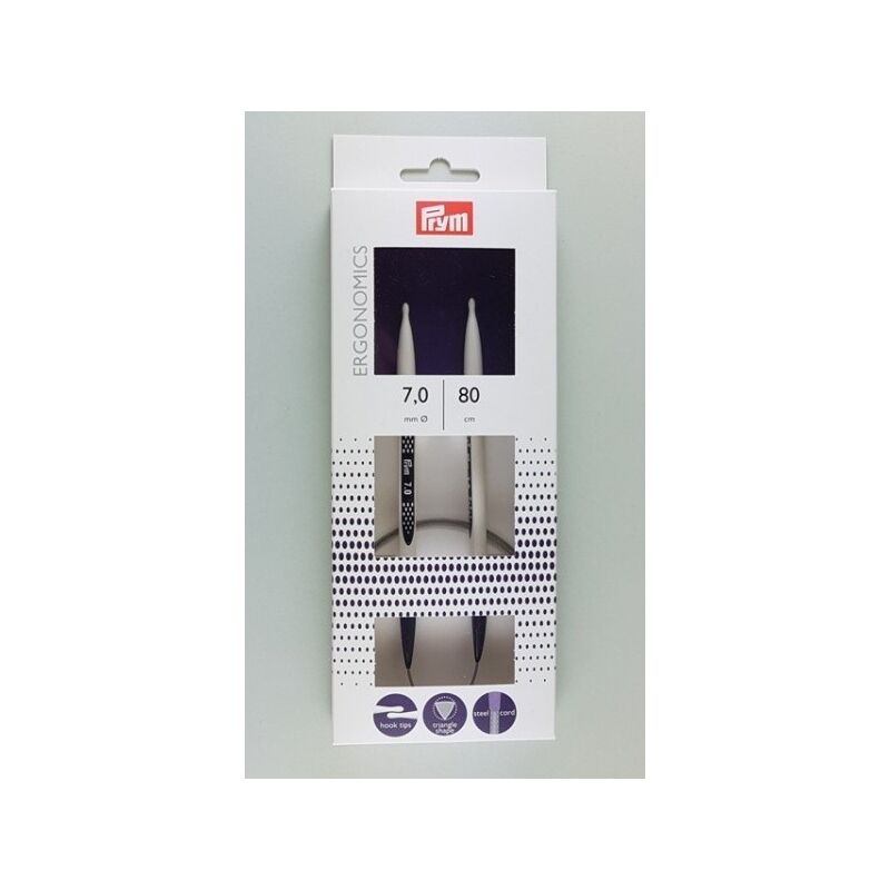 Andrele circulare ergonomice, PRYM, 80cm