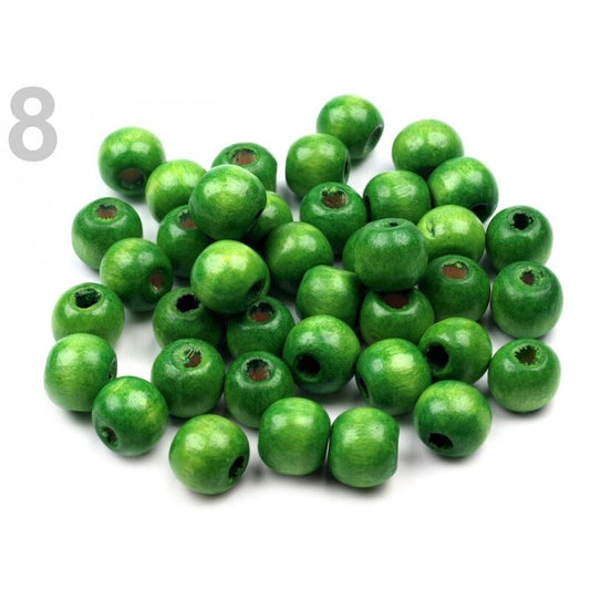 Margele din lemn, 10mm, 20g