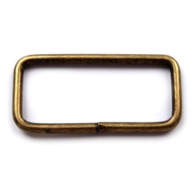 Inel dreptunghiular simplu, antic, 16x39mm, 10buc/set