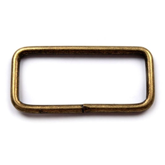 Inel dreptunghiular simplu, antic, 16x39mm, 10buc/set