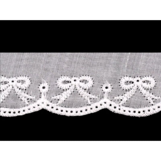 Embroidered cotton tape, Madeira, 35mm, 1m/piece