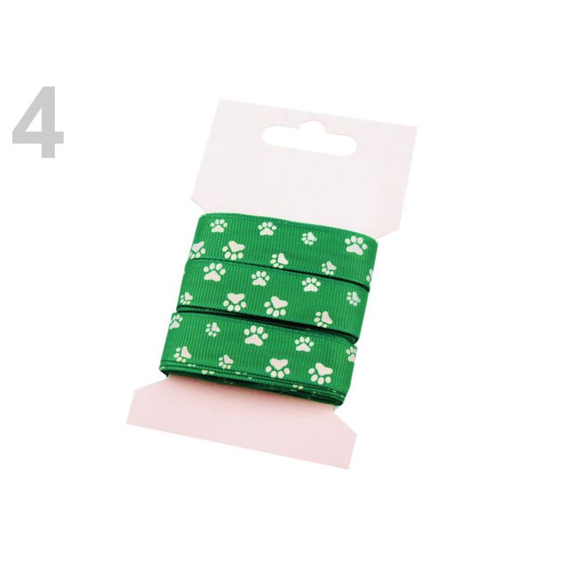 PAW ribbon rips ribbon 10mm - card with 5m - black 420780-6