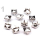 Metal spikes - 12x12 - pyramid - set of 10 pcs 080672-1