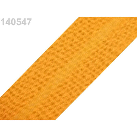 Cotton bias tape, 30mm/5m - Cadmium Yellow