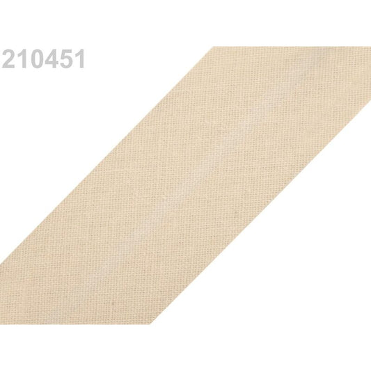 Cotton bias tape, 30mm/5m - Cadmium Yellow