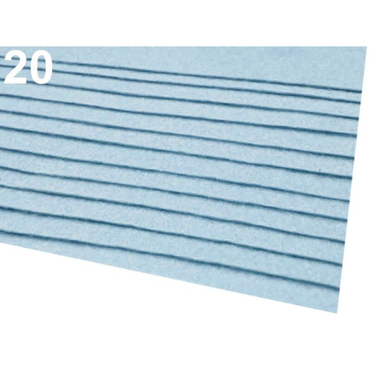 Polyester felt 20x30cm - 0.9mm, 090574 - fir green