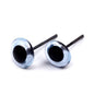 Set 10pcs glass eyes for dolls Ø8mm - blue