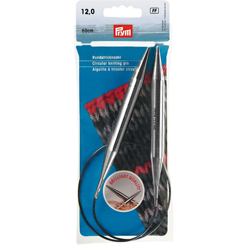 Andrele circulare metalice Brilliant, PRYM, 60cm