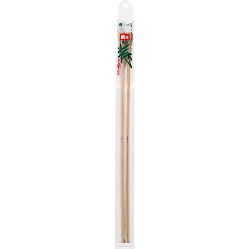 PRYM straight bamboo slings, bamboo, 5mmx33cm