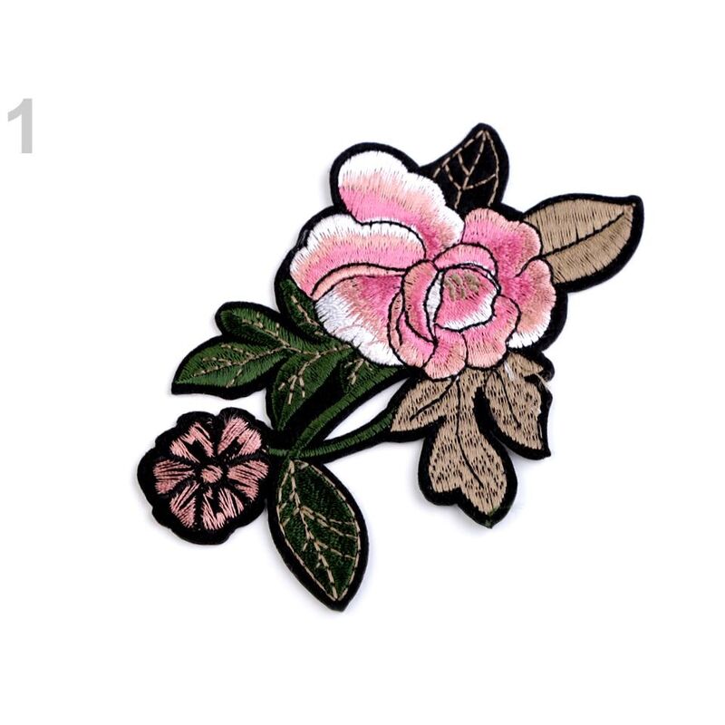 Thermo sticker - light pink rose