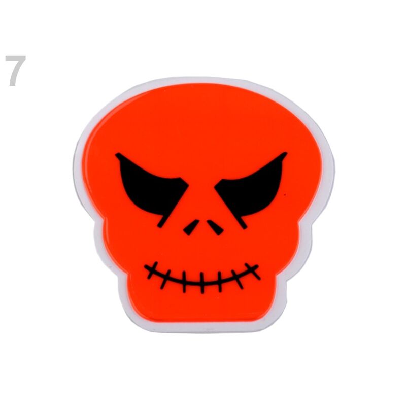 Reflective stickers - red skull