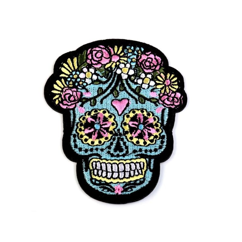 Craniu, aplicație termoadezivă, 77x63mm 