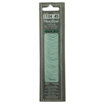 Cotton embroidery thread Mouline Madeira - 0101 - light cream