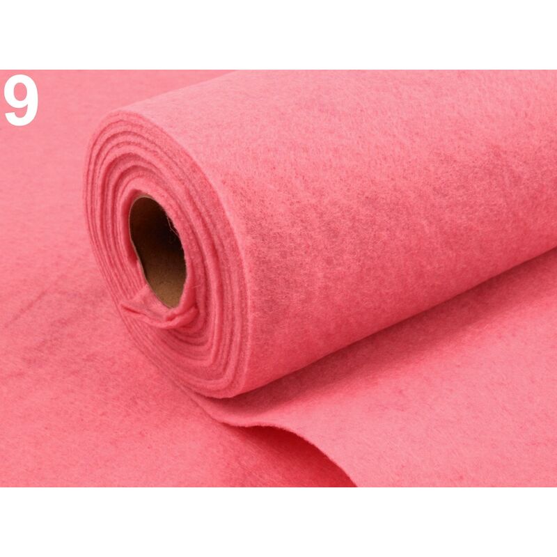 Polyester felt 41cm x 0.5m - raspberry