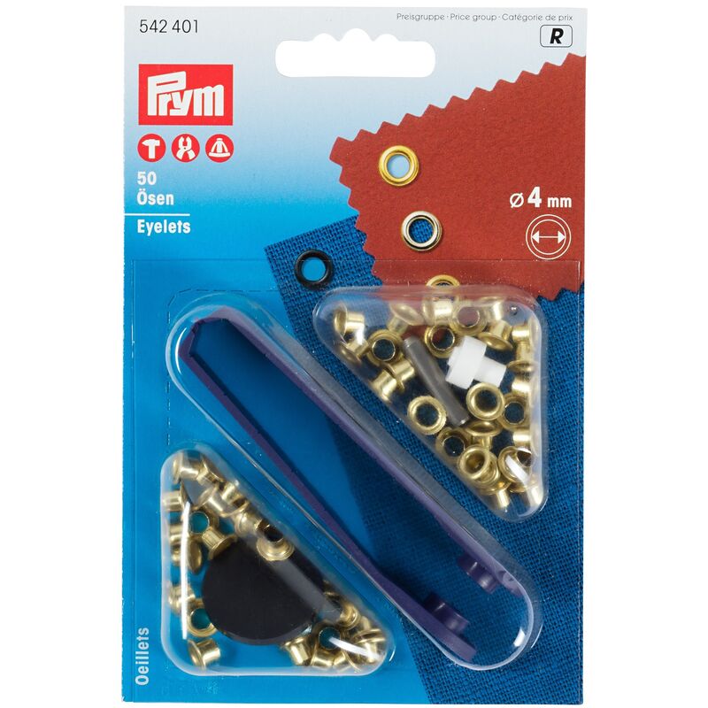 Ocheți, PRYM, 4mm, 50 buc/set - Image 2