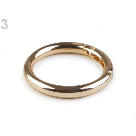 Carabina chei, 34mm, auriu